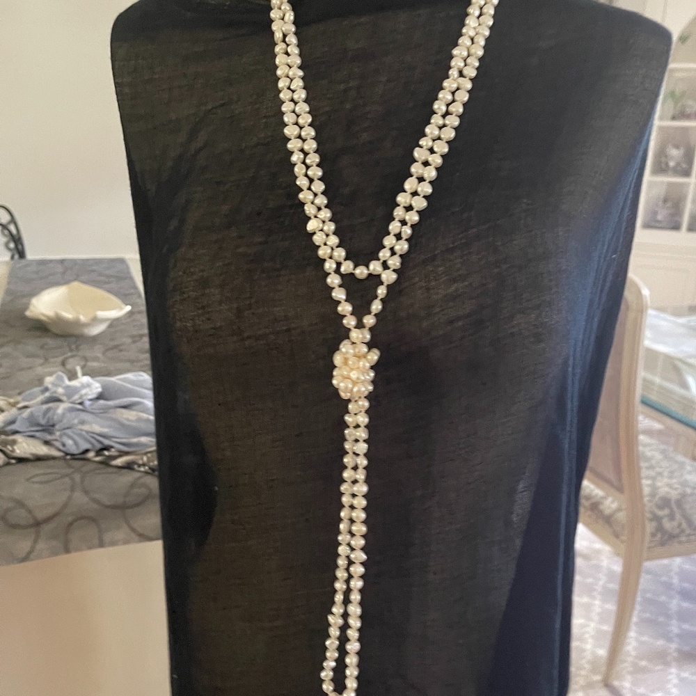 Freshwater pearl necklace 82 "